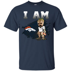 Nfl Denver Broncos I Am Groot T-shirt Men Cotton T-Shirt Men Cotton T-Shirt - parenttees