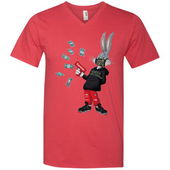 Rabbit Gucci T-shirt Men V-Neck T-Shirt Men V-Neck T-Shirt - parenttees