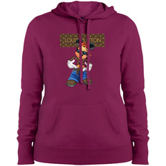 Louis Vuitton Mickey Mouse Cartoon T-shirt Women Hooded Sweatshirt Women Hooded Sweatshirt - parenttees