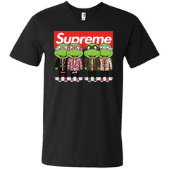 Supreme Turtle T-shirt Men V-Neck T-Shirt Men V-Neck T-Shirt - parenttees