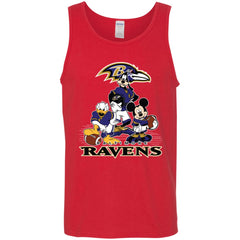 Mickey Mouse Baltimore Ravens American Football Nfl Sports Shirt Men Cotton Tank Men Cotton Tank - parenttees