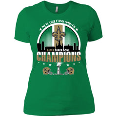 Nfl – New Orleans Saints 2019 Super Bowl Champions Football Women Cotton T-Shirt Women Cotton T-Shirt - parenttees