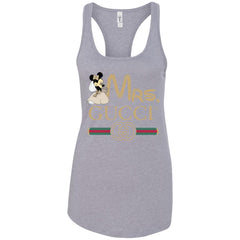 Mrs Minnie Gucci Couple Disney Shirt Valentine's Day T-shirt Women Tank Top Women Tank Top - parenttees