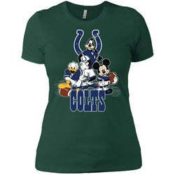 Mickey Mouse Indianapolis Colts American Football Nfl Sports Shirt Women Cotton T-Shirt