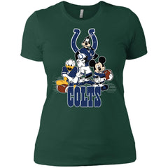 Mickey Mouse Indianapolis Colts American Football Nfl Sports Shirt Women Cotton T-Shirt Women Cotton T-Shirt - parenttees