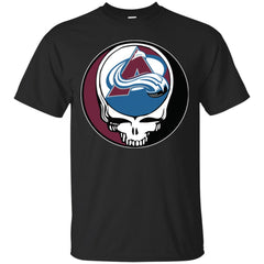 Colorado Avalanche Grateful Dead Steal Your Face Hockey Nhl Shirts Men Cotton T-Shirt Men Cotton T-Shirt - parenttees