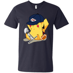 Nfl – Kansas City Chiefs Pikachu Super Bowl 2019 Football Men V-Neck T-Shirt Men V-Neck T-Shirt - parenttees