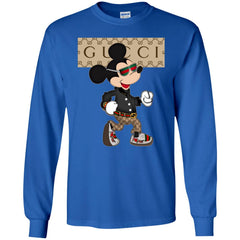 Gucci Shirt Mickey Mouse T-shirt Men Long Sleeve Shirt Men Long Sleeve Shirt - parenttees