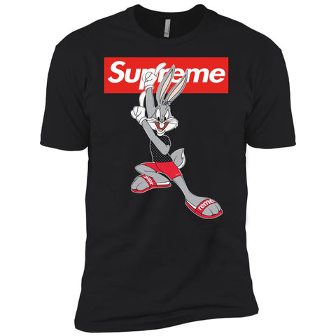 Supreme Rabbit Cute Stylelist T-shirt Men Short Sleeve T-Shirt Black / X-Small Men Short Sleeve T-Shirt - parenttees