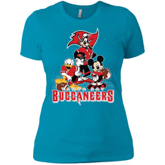 Mickey Mouse Tampa Bay Buccaneers American Football Nfl Sports Shirt Women Cotton T-Shirt Women Cotton T-Shirt - parenttees