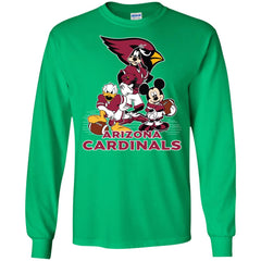 Mickey Mouse Arizona Cardinals American Football Nfl Sports Shirt Men Long Sleeve Shirt Men Long Sleeve Shirt - parenttees