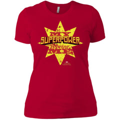 Captain Marvel My Superpower Is Being Me Women Cotton T-Shirt Women Cotton T-Shirt - parenttees