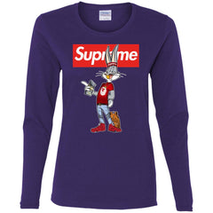 Supreme Rabbit Money Women Long Sleeve Shirt Women Long Sleeve Shirt - parenttees