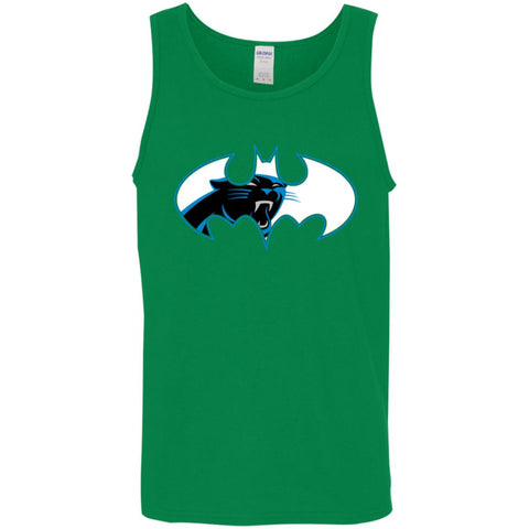 We Are The Carolina Panthers Batman Nfl Mashup Men Cotton Tank Turf Green / X-Small Men Cotton Tank - parenttees