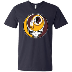 Washington Redskins Grateful Dead Steal Your Face Football Nfl Shirts Men V-Neck T-Shirt Men V-Neck T-Shirt - parenttees