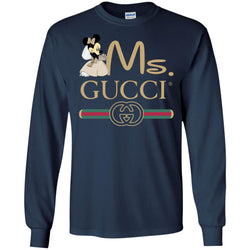 Ms Minnie Gucci Couple Disney Shirt Valentine's Day T-shirt Men Long Sleeve Shirt