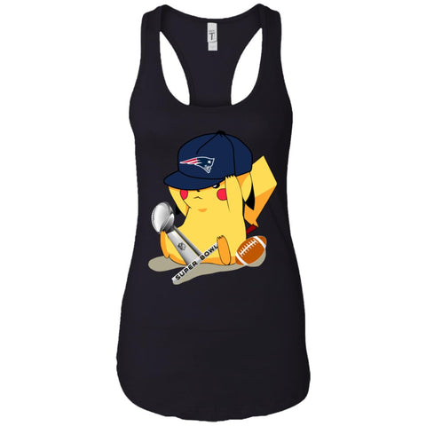 Nfl - New England Patriots Pikachu Super Bowl 2019 Football Women Tank Top Black / X-Small Women Tank Top - parenttees