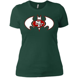 We Are The San Francisco 49ers Batman Nfl Mashup Women Cotton T-Shirt