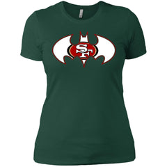 We Are The San Francisco 49ers Batman Nfl Mashup Women Cotton T-Shirt Women Cotton T-Shirt - parenttees