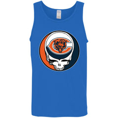 Chicago Bears Grateful Dead Steal Your Face Football Nfl Shirts Men Cotton Tank Men Cotton Tank - parenttees