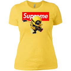 Supreme Minion T-shirt Trending Women Cotton T-Shirt Women Cotton T-Shirt - parenttees