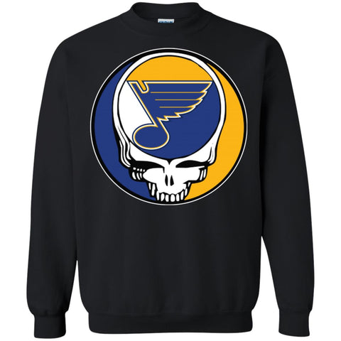 St Louis Blues Grateful Dead Steal Your Face Hockey Nhl Shirts Crewneck Pullover Sweatshirt