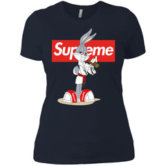 Supreme Rabbit Smoking T-shirt Women Cotton T-Shirt Women Cotton T-Shirt - parenttees