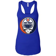 Edmonton Oilers Grateful Dead Steal Your Face Hockey Nhl Shirts Women Tank Top Women Tank Top - parenttees