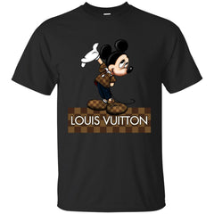Louis Vuitton Mickey T-shirt Men Cotton T-Shirt Men Cotton T-Shirt - parenttees