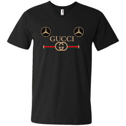 Gucci Mercedes Best T-shirt Men V-Neck T-Shirt