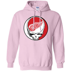 Detroit Red Wings Grateful Dead Steal Your Face Hockey Nhl Shirts Pullover Hoodie Sweatshirt Pullover Hoodie Sweatshirt - parenttees