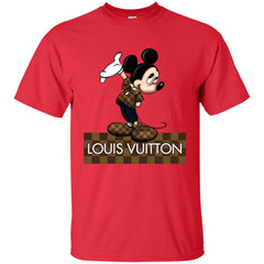 Louis Vuitton Mickey T-shirt Men Cotton T-Shirt Men Cotton T-Shirt - parenttees