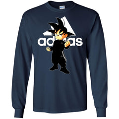 Goku Treding Adidas White T-shirt Men Long Sleeve Shirt Men Long Sleeve Shirt - parenttees