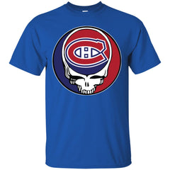 Montreal Canadiens Grateful Dead Steal Your Face Hockey Nhl Shirts Men Cotton T-Shirt Men Cotton T-Shirt - parenttees