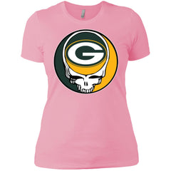 Green Bay Packer Grateful Dead Steal Your Face Football Nfl Shirts Women Cotton T-Shirt Women Cotton T-Shirt - parenttees