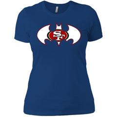 We Are The San Francisco 49ers Batman Nfl Mashup Women Cotton T-Shirt Women Cotton T-Shirt - parenttees