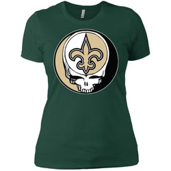 New Orleans Saints Grateful Dead Steal Your Face Football Nfl Shirts Women Cotton T-Shirt