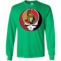 Ottawa Senators Grateful Dead Steal Your Face Hockey Nhl Shirts Men Long Sleeve Shirt Men Long Sleeve Shirt - parenttees