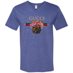 Gucci New Style Bull Dogs T-shirt Men V-Neck T-Shirt Men V-Neck T-Shirt - parenttees