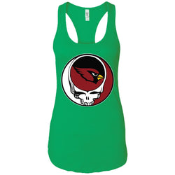 Arizona Cardinals Grateful Dead Steal Your Face Football Nfl Shirts Women Tank Top