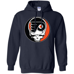 Philadelphia Flyers Grateful Dead Steal Your Face Hockey Nhl Shirts Pullover Hoodie Sweatshirt