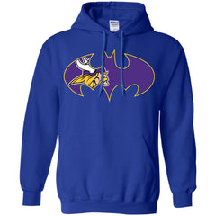 We Are The Minnesota Vikings Batman Nfl Mashup Pullover Hoodie Sweatshirt Pullover Hoodie Sweatshirt - parenttees