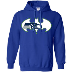 We Are The Seattle Seahawks Batman Nfl Mashup Pullover Hoodie Sweatshirt Pullover Hoodie Sweatshirt - parenttees