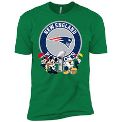 Nfl – New England Patriots Super Bowl 2019 Mickey Mouse Minnie Mouse Donald Duck Daisy Duck Football Men Short Sleeve T-Shirt Men Short Sleeve T-Shirt - parenttees