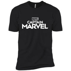 Marvel Captain Marvel Movie Logo White Men Short Sleeve T-Shirt Men Short Sleeve T-Shirt - parenttees