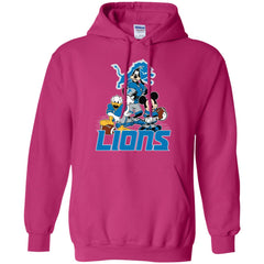 Mickey Mouse Detroit Lions American Football Nfl Sports Shirt Pullover Hoodie Sweatshirt Pullover Hoodie Sweatshirt - parenttees