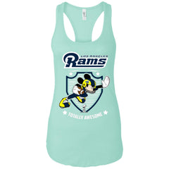 Nfl – Los Angeles Rams Totally Awesome Mickey Mouse Super Bowl 2019 Football Women Tank Top Women Tank Top - parenttees