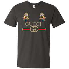 Gucci T-shirt Minion Funny Film T-shirt Men V-Neck T-Shirt Men V-Neck T-Shirt - parenttees