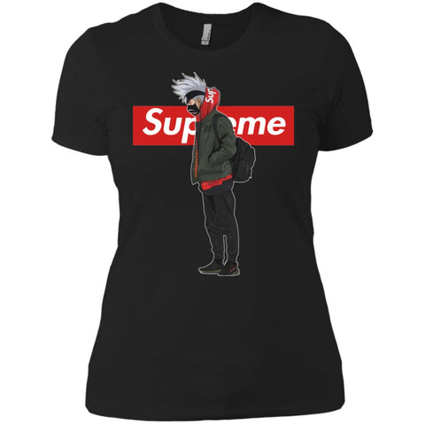 Supreme Naruto Funny Style T-shirt Women Cotton T-Shirt Black / X-Small Women Cotton T-Shirt - parenttees