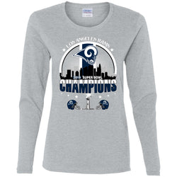 Nfl – Los Angeles Rams 2019 Super Bowl Champions Football Women Long Sleeve Shirt